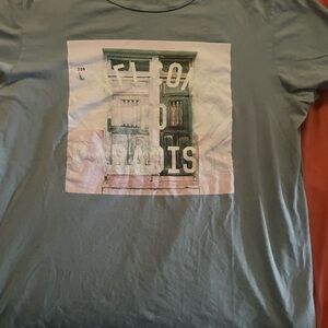 Hugo Boss Men's Grey Short-Sleeve Graphic Tee